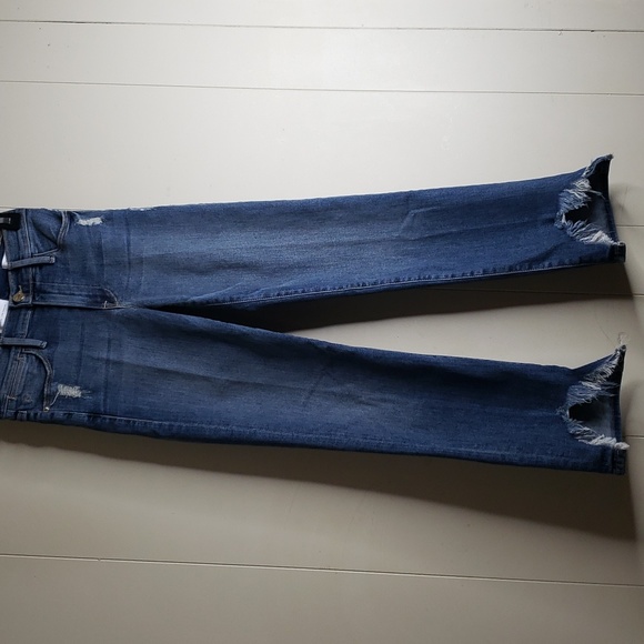 Frame Denim Denim - Frame Denim le high straight frey cuffs Denim